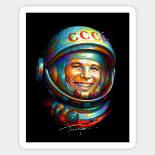 Yuri Gagarin − The First Human in Space Magnet